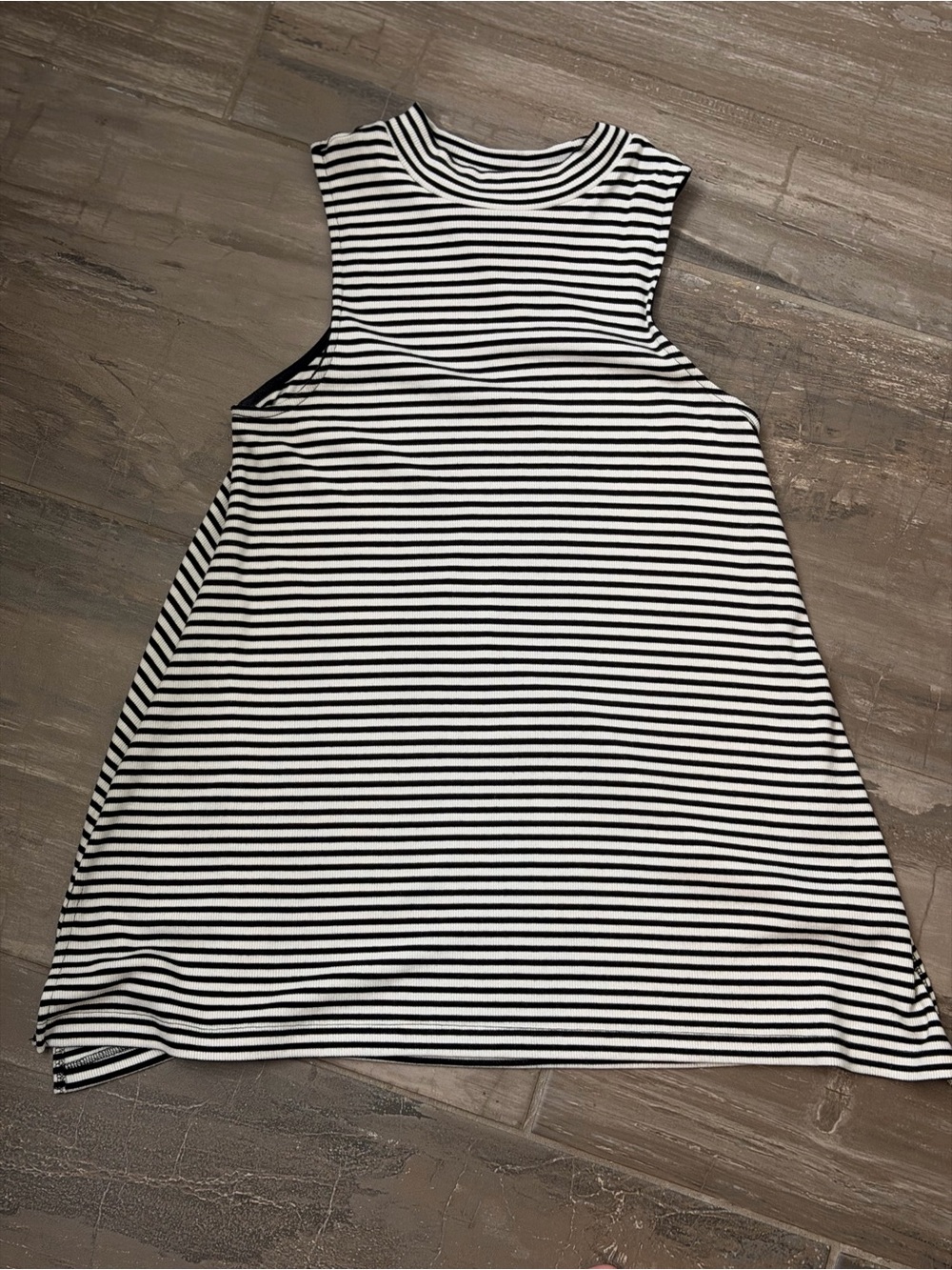 Y2K Mossimo Mock Neck Striped Tank Xs